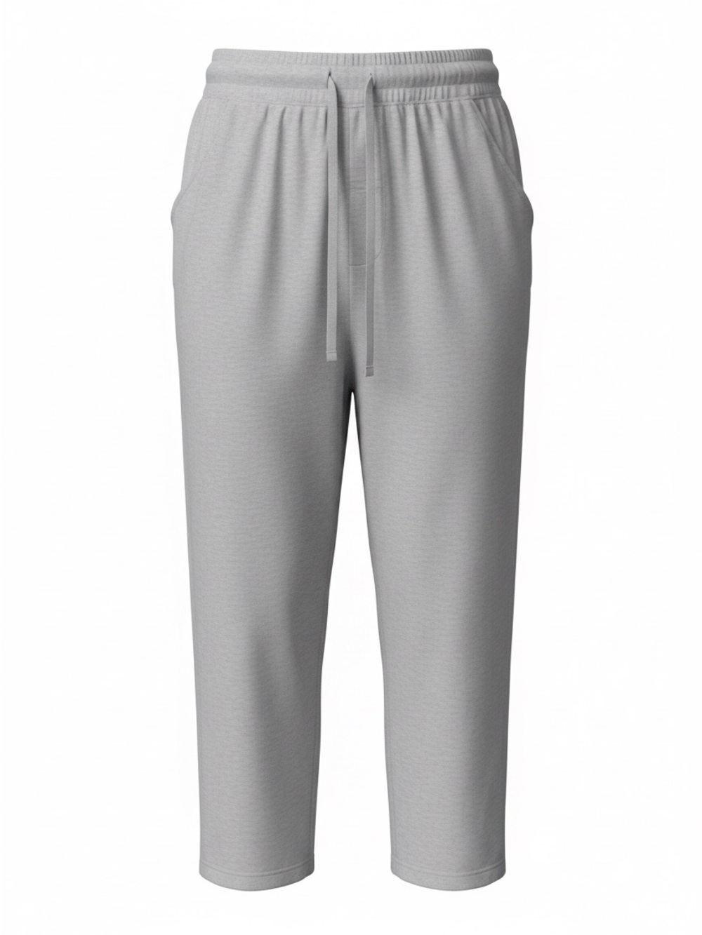 Women's Gray Pull-On Joggers with Elastic Waist